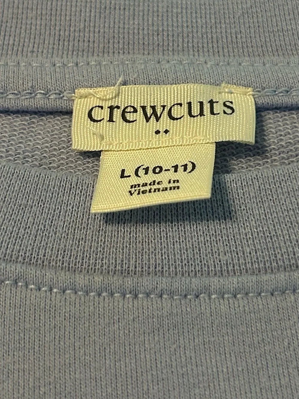 J. Crew Crewcuts Butterfly Crewneck Sweatshirt Lavender Girls’ Size Large 10-12